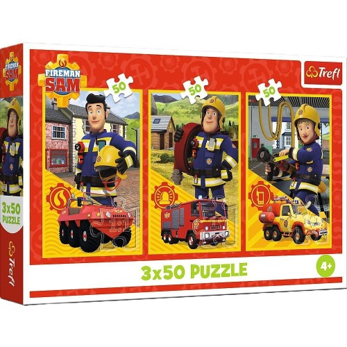 Puzzle 3x50 Ekipa z remizy TREFL, Trefl