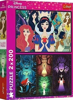 Puzzle 2x200 Czarujące księżniczki TREFL, Trefl