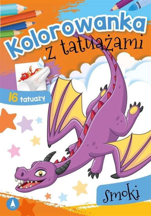 Kolorowanka z tatuażami. Smoki, praca zbiorowa