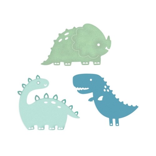 Zestaw wykrojników - Dinozaury 3szt, Dalprint