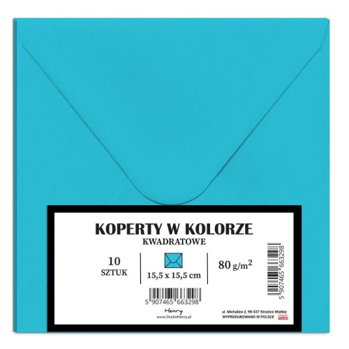 Koperty KW niebieskie 10szt, Henry