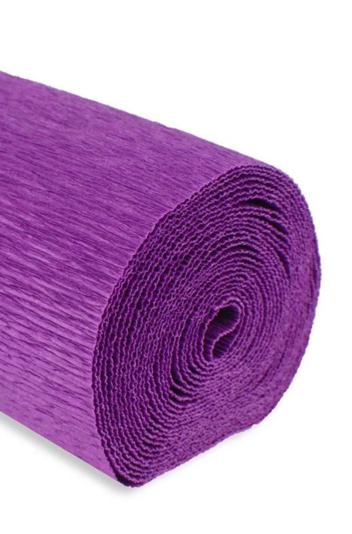 Krepina 50x250cm 180g fioletowa ciemna