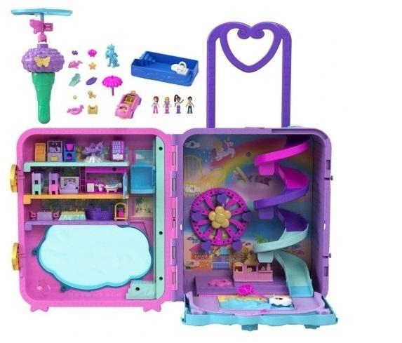 Polly Pocket. Zestaw Walizka wakacyjny kuror HKV43