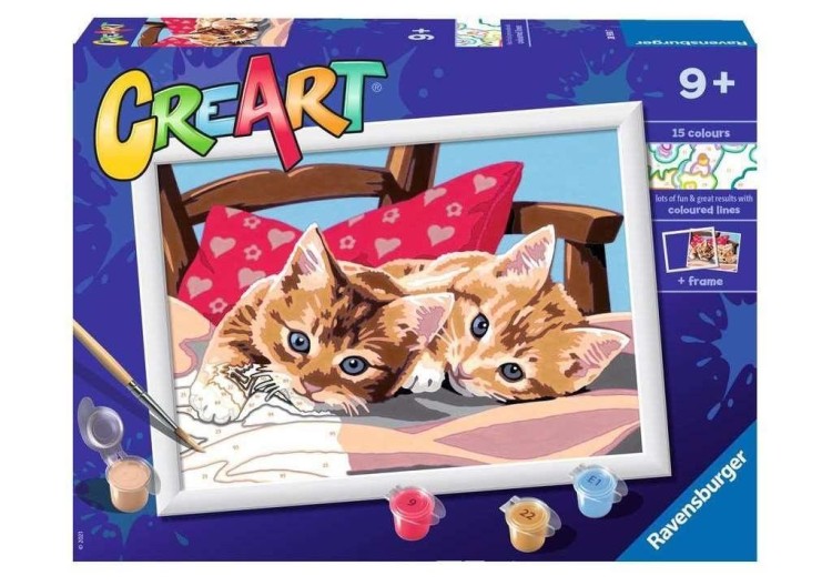 CreArt dla dzieci: Dwa słodkie kotki, Ravensburger