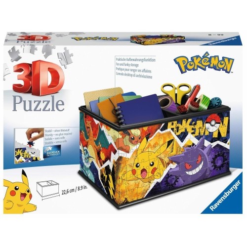 Puzzle 3D 216 Szkatułka Pokemon, Ravensburger