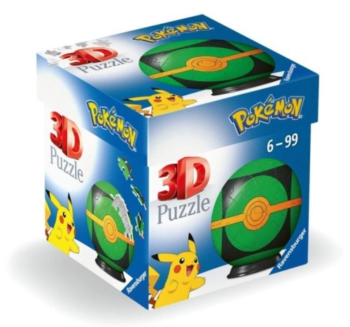Puzzle 3D Kula: Pokemon Repeat Ball, Ravensburger