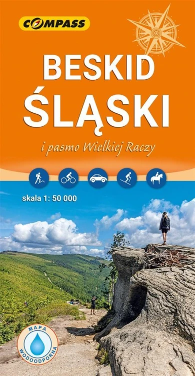 Mapa Beskid Śląski i Pasmo Wielkiej Raczy lam.