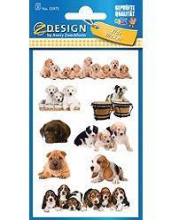 Naklejki tłoczone szczeniaki, Zdesign