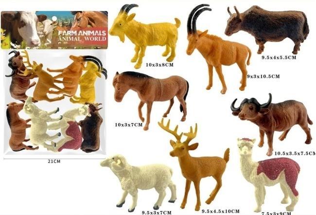 Zwierzęta 8szt, Merkpol