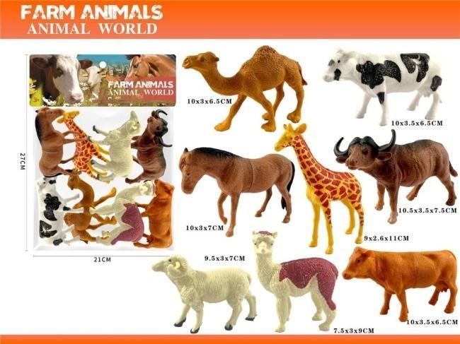 Zwierzęta 8szt, Merkpol