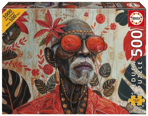 Puzzle 500 Żar tropików, Educa