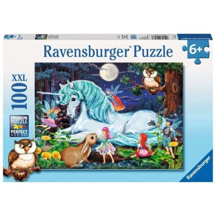 Puzzle 100 W magicznym lesie XXL, Ravensburger