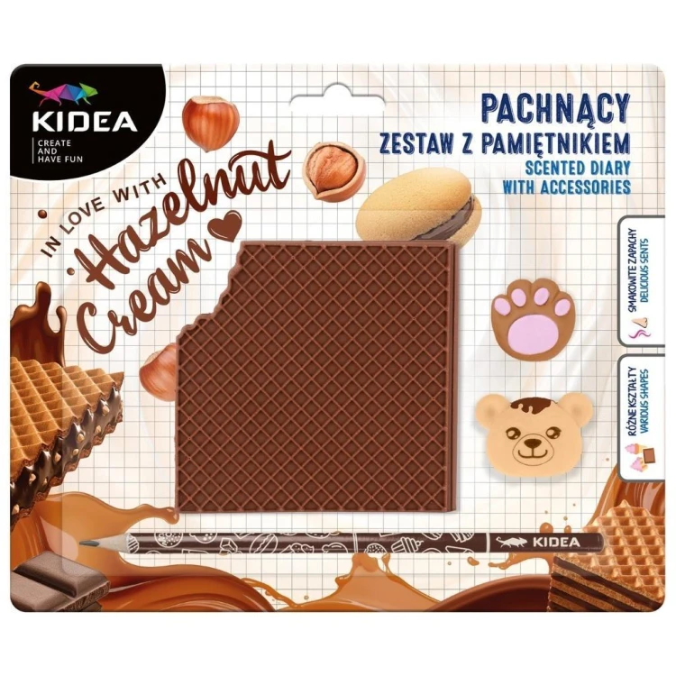 Pamiętnik z akcesoriami Wafelek KIDEA, DERFORM