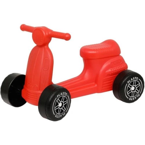 Jeździk czerwony, Plasto