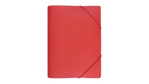 Teczka z gumką szeroka czerwona, Biurfol