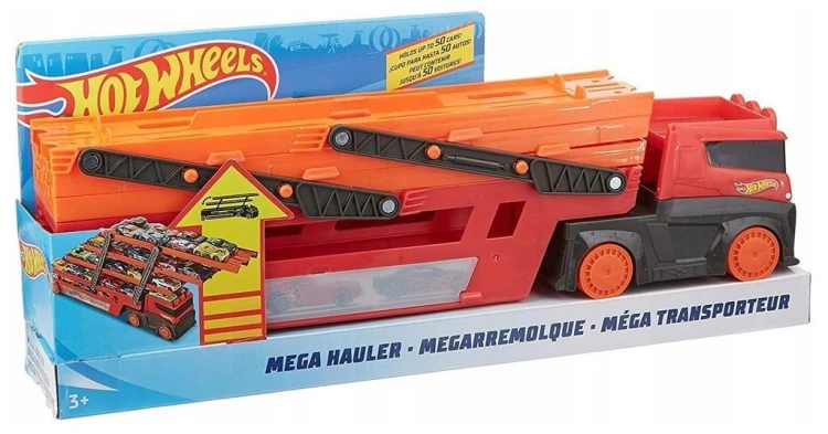 Hot Wheels Mega Transporter 50 rocznica, Mattel