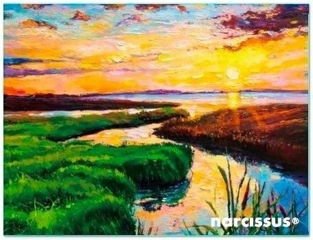 Teczka kopertowa PP A6 Rzeka, Narcissus