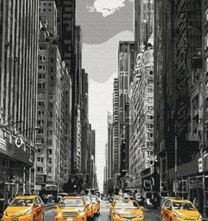 Malowanie po numerach - Taxi w NY, BeCreative