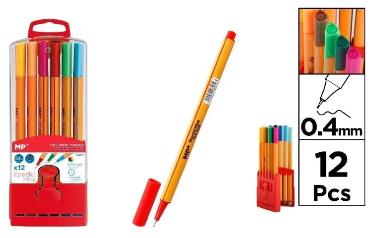 Cienkopis 12 kolorów, MP Main Paper