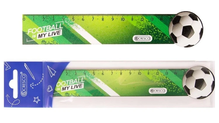Linijka drewniana Piłka, Cresco