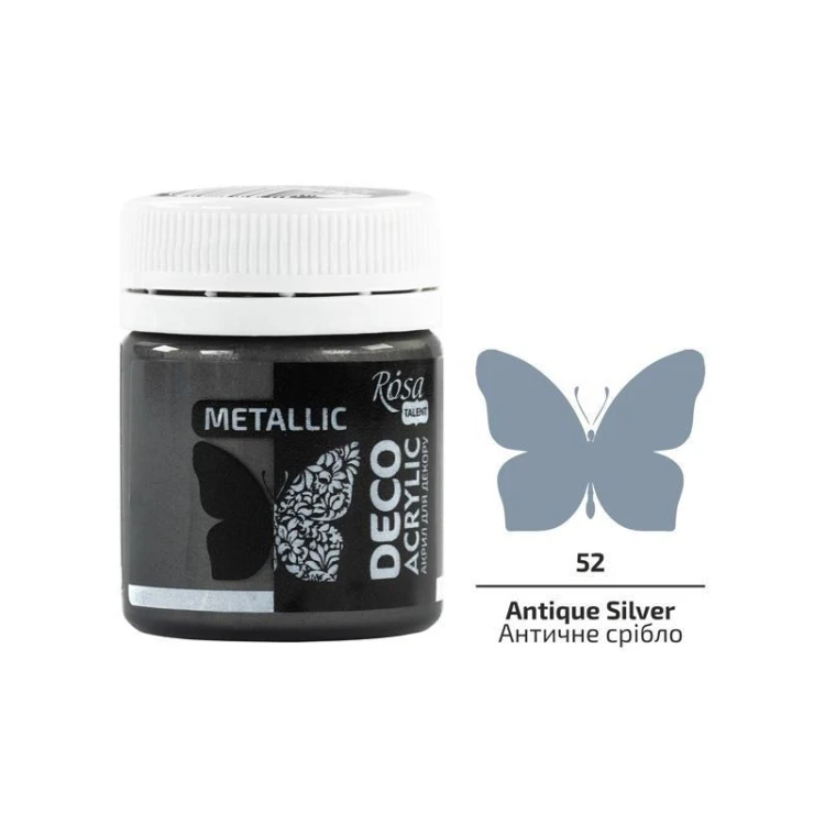 Farba akrylowa metaliczna antique silver 52 20ml