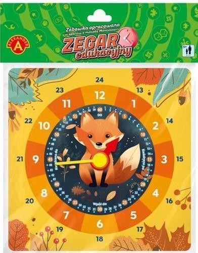 Zegar edukacyjny - Lis ALEX, Alexander