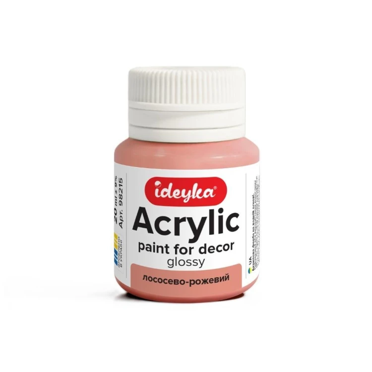 Farba akrylowa łososiowo-różowy 20ml, Ideyka