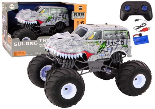 Duże auto Dinozaur terenowe 2.4G R/C 1:6, Leantoys