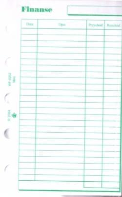 Wkład do organizera M Finanse ANTRA, Antra