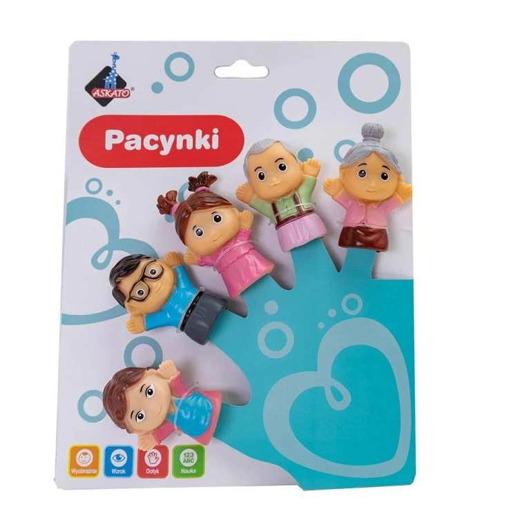 Pacynki na palce rodzinka, Askato