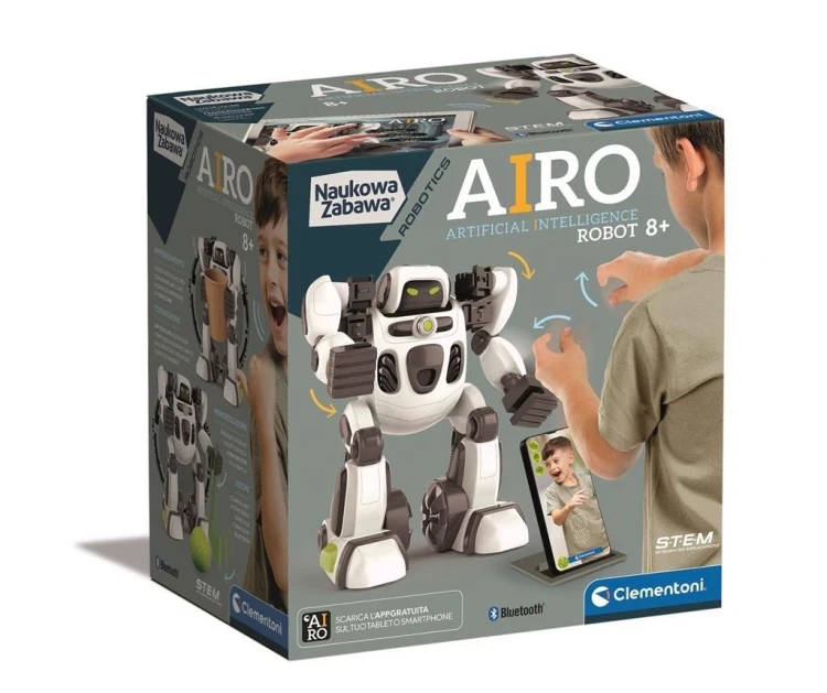 Naukowa Zabawa Build. Robot Airo, Clementoni