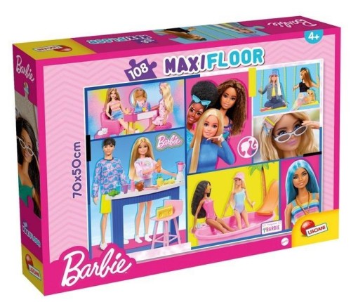 Puzzle Maxifloor 108 Barbie, Lisciani