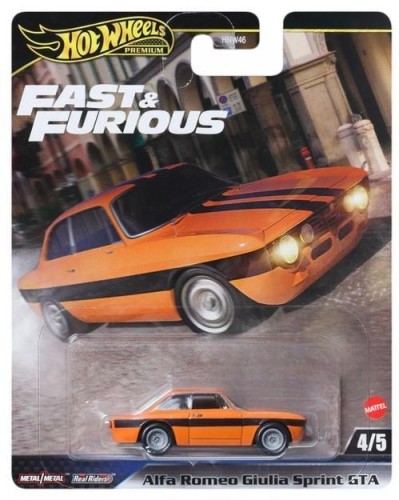 Hot Wheels Premium Szybcy i wściekli JBM04, Mattel