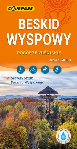 Mapa - Beskid Wyspowy 1:50 000, praca zbiorowa