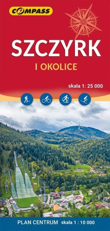 Mapa - Szczyrk i okolice 1:25 000, praca zbiorowa