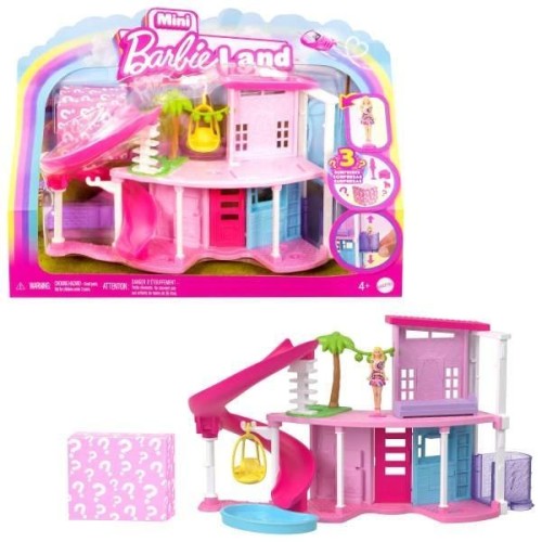 Barbie Mini BarbieLand Domek i minilalka, Mattel