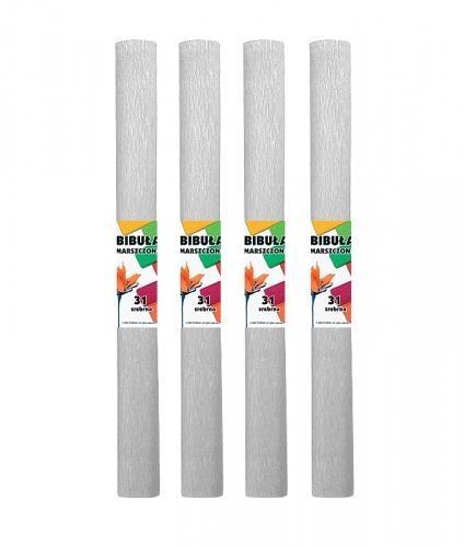 Bibuła marszczona srebrna (10szt), STARPAK