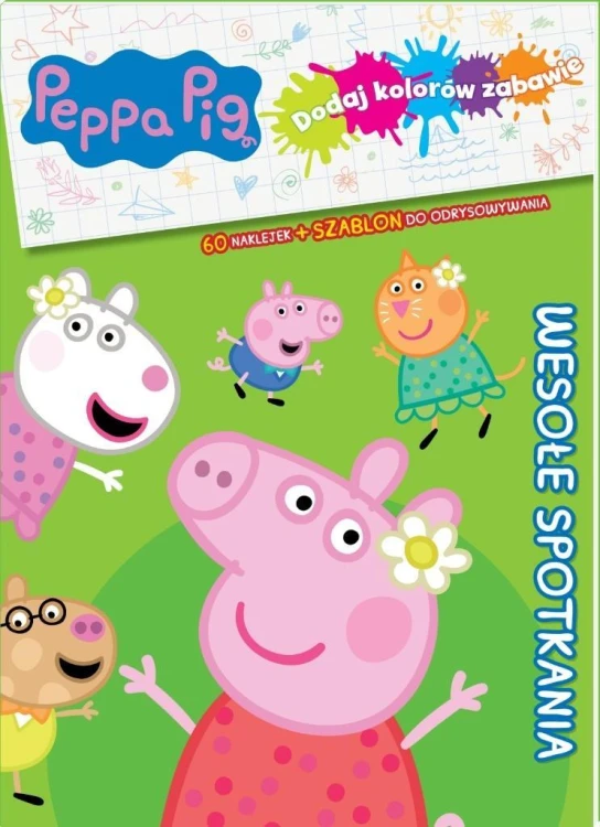 Peppa Pig. Dodaj kolorów zabawie Kolorowe przygody