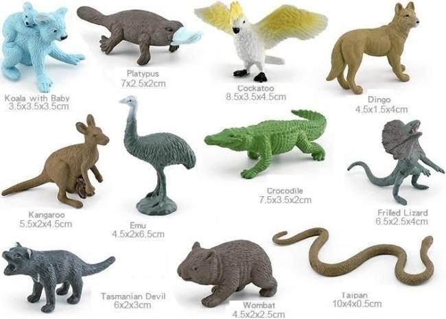 Zestaw dzikich zwierząt Australii, Merkpol