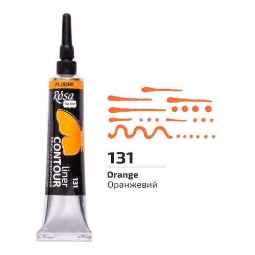 Farba aktylowa kontur universal fluor orange 20ml
