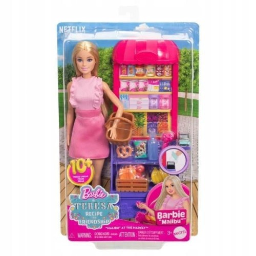 Barbie Lalka Malibu na zakupach, Mattel