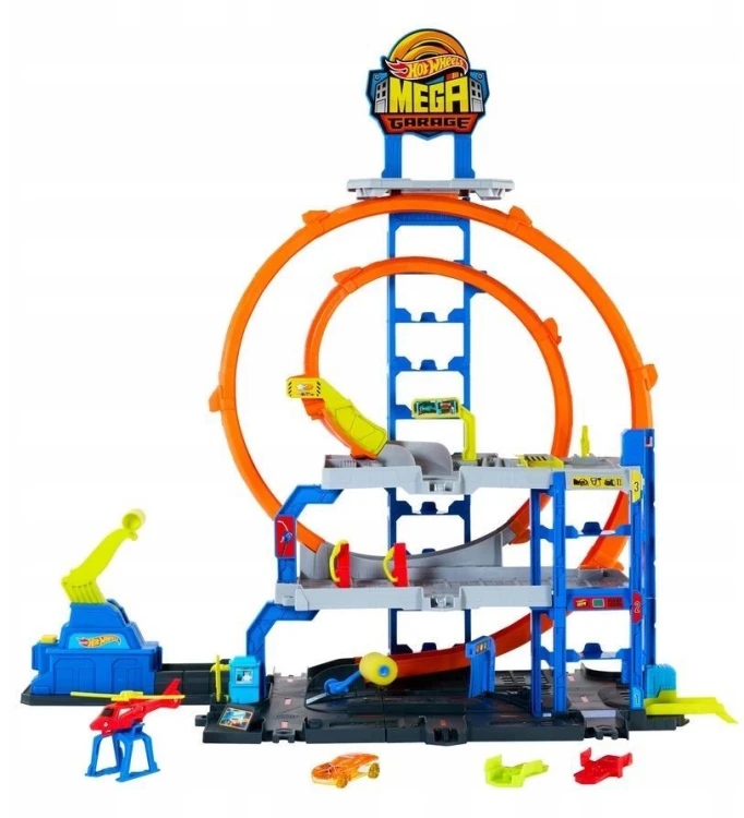 Hot Wheels City Mega Garaż Gigapętla, Mattel