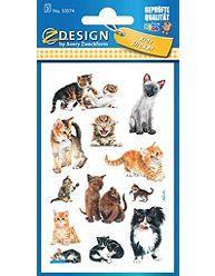 Naklejki papierowe kotki, Zdesign