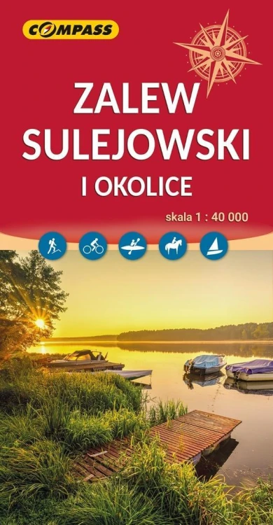Mapa turystyczna - Zalew Sulejowski i okolice