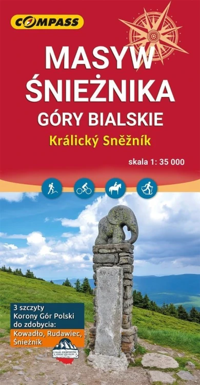Mapa turystyczna - Masyw Śnieżnika, praca zbiorowa