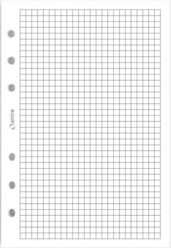 Wkład do organizera K kratka biała ANTRA, Antra