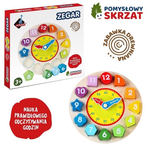 Pomysłowy skrzat - zegar, Askato