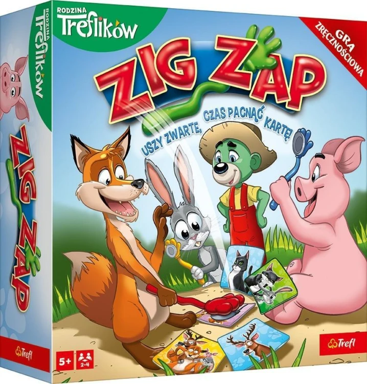 Gra Zig Zap Rodzina Treflików TREFL, Trefl