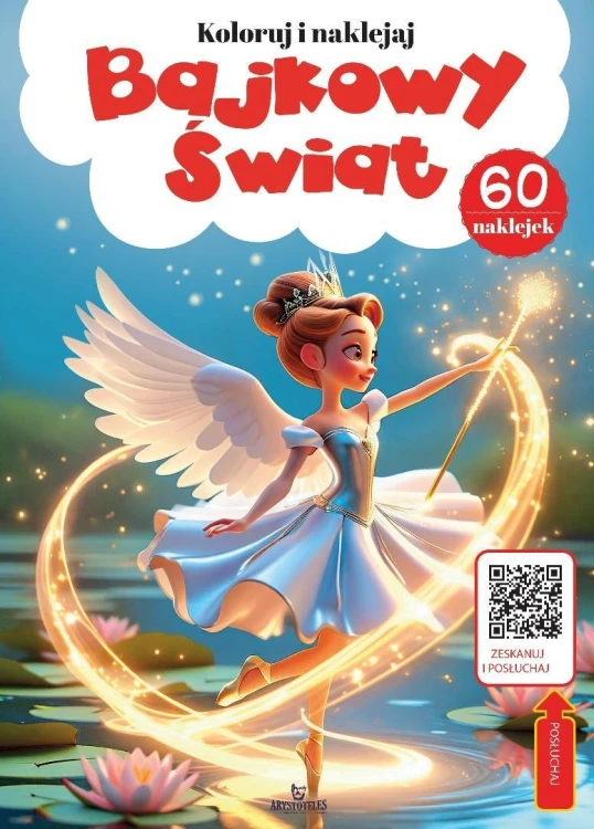 Bajkowy świat - kolorowanka z kodem QR