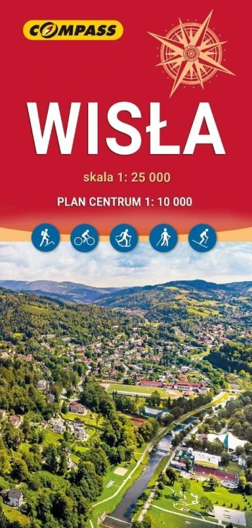 Mapa - Wisła 1:10 000, praca zbiorowa
